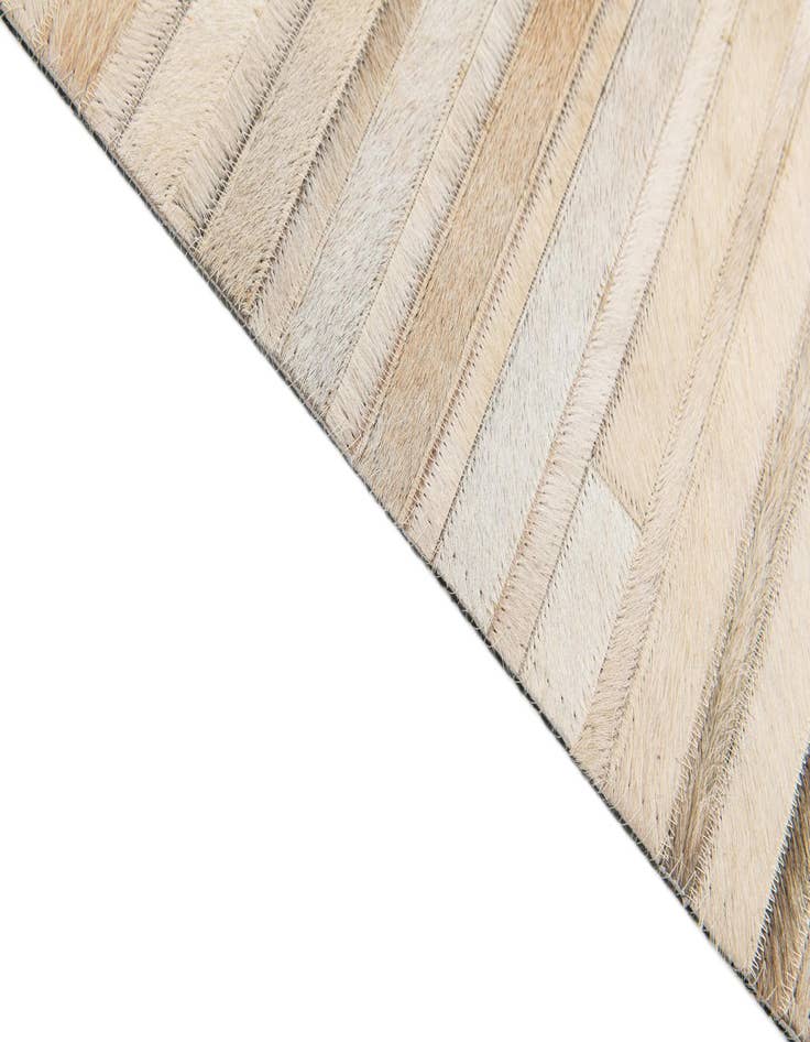 Detail image of  5' x 8' Cowhide Stocks Rug