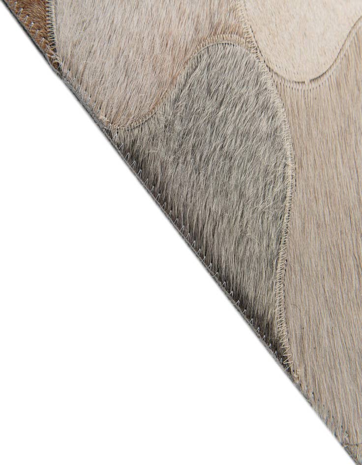 Detail image of  5' x 8' Cowhide Stocks Rug