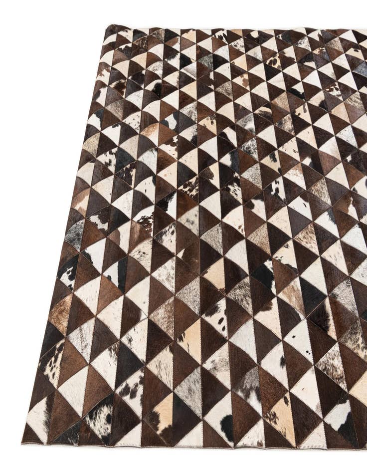 Detail image of  5' x 8' 1 Cowhide Stocks Rug