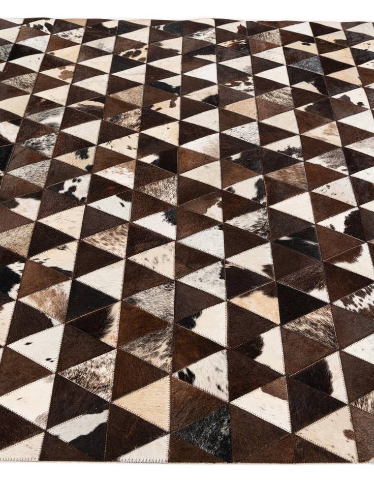 Detail image of  5' x 8' 1 Cowhide Stocks Rug