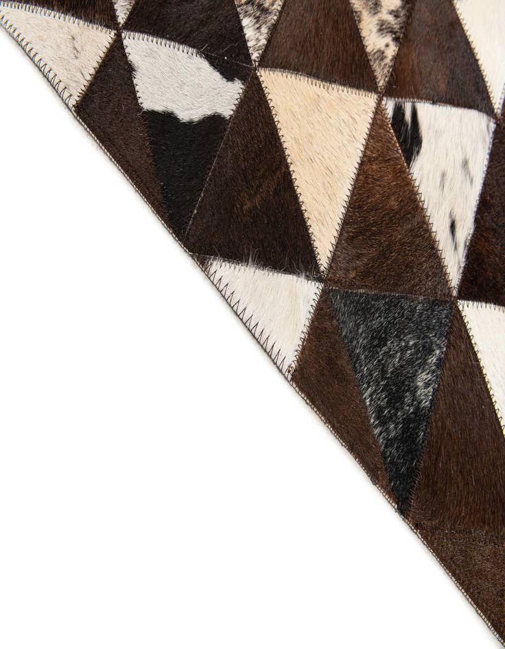 Detail image of  5' x 8' 1 Cowhide Stocks Rug
