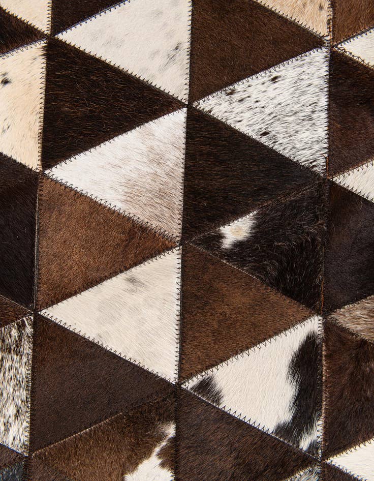 Detail image of  5' x 8' 1 Cowhide Stocks Rug