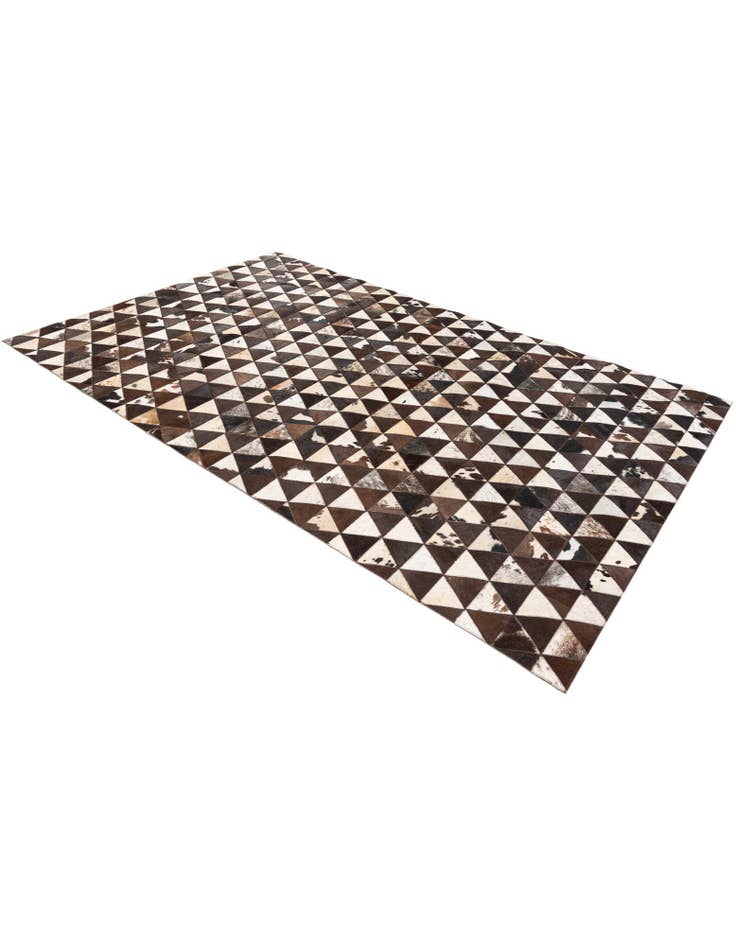 Detail image of  5' x 8' Cowhide Stocks Rug