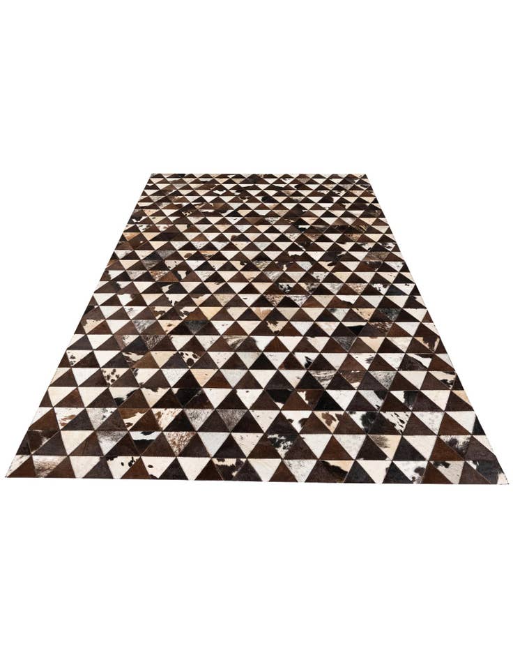 Detail image of  5' x 8' Cowhide Stocks Rug