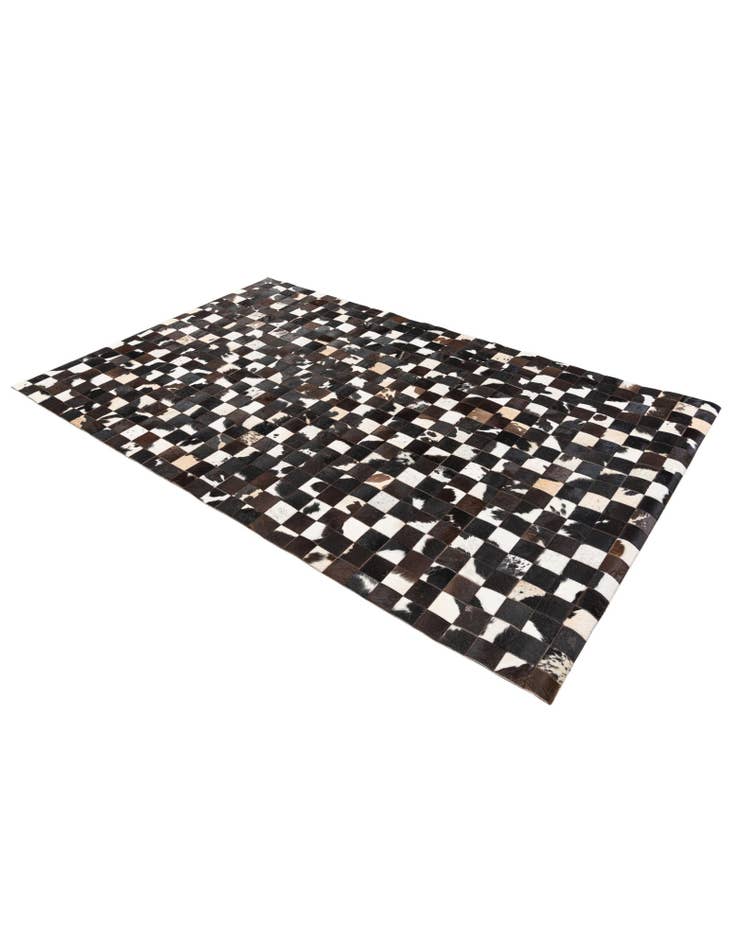 Detail image of  5' x 7' 11 Cowhide Stocks Rug