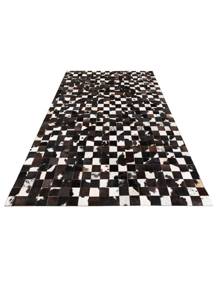 Detail image of  5' x 7' 11 Cowhide Stocks Rug