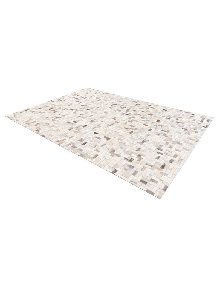 Detail image of  5' 7 x 7' 11 Cowhide Stocks Rug