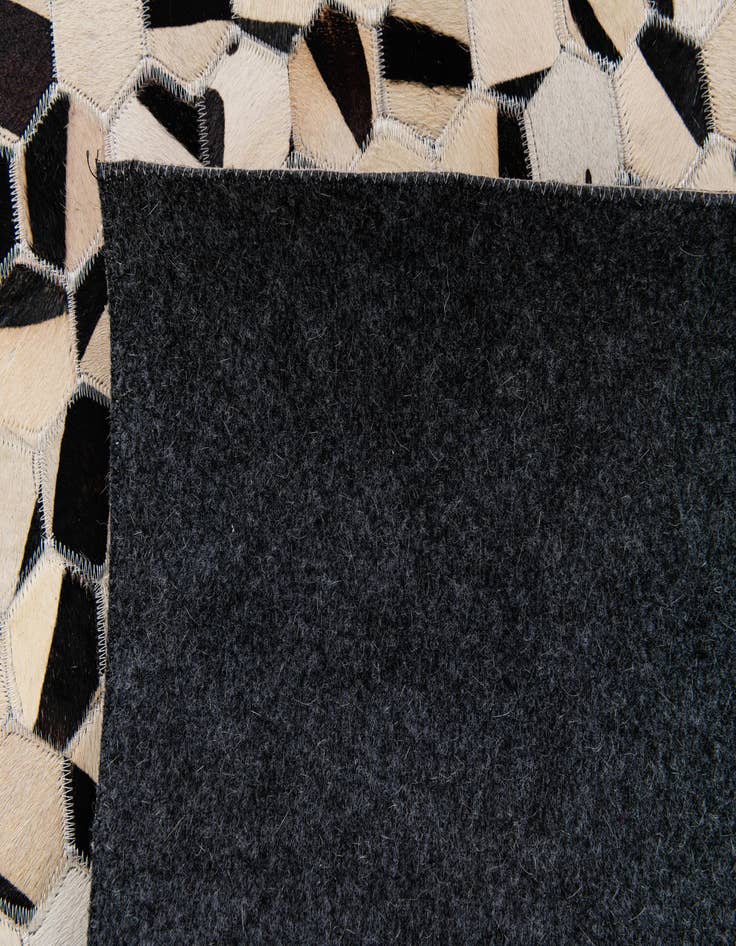 Detail image of  5' x 8' Cowhide Stocks Rug