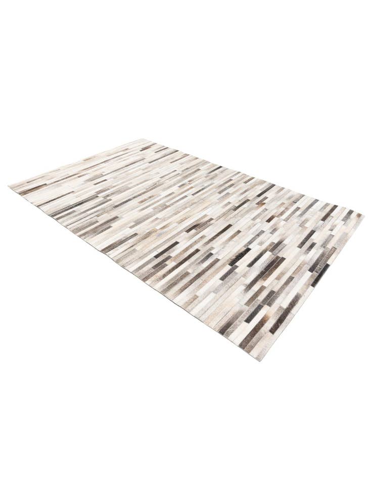 Detail image of  5' 1 x 7' 11 Cowhide Stocks Rug