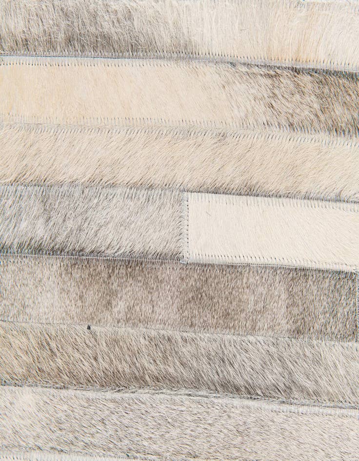 Detail image of  5' 1 x 7' 11 Cowhide Stocks Rug