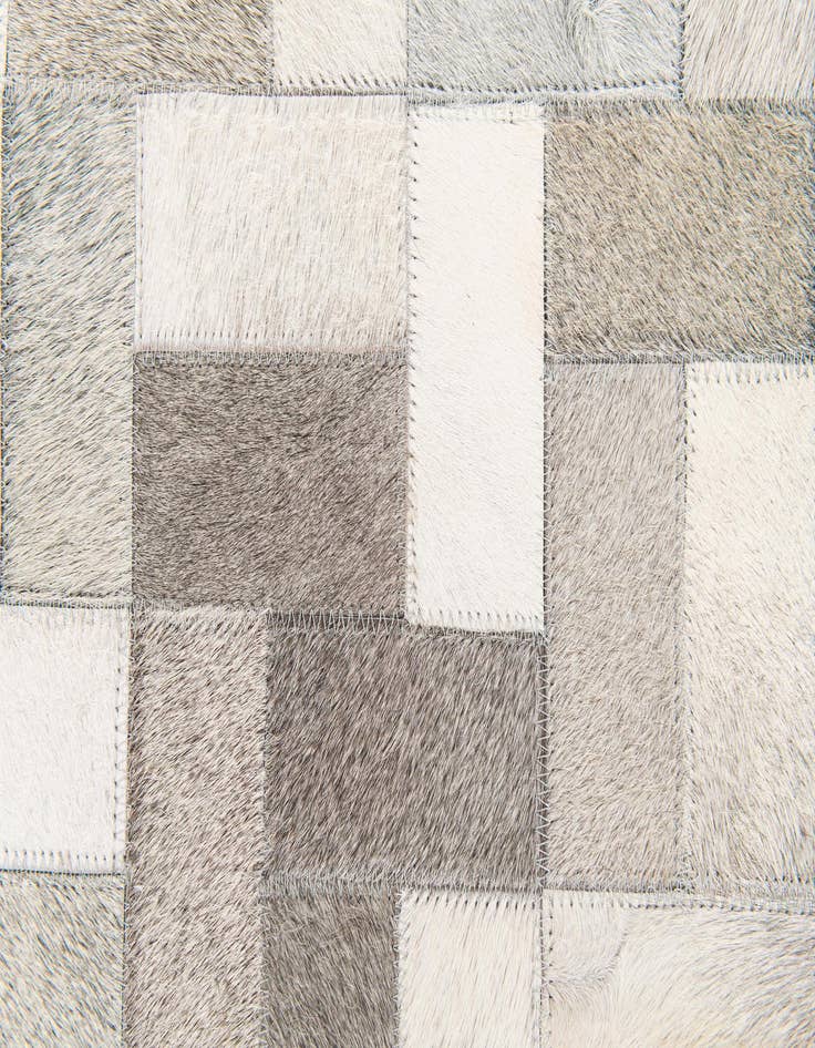 Detail image of  5' 1 x 8' Cowhide Stocks Rug