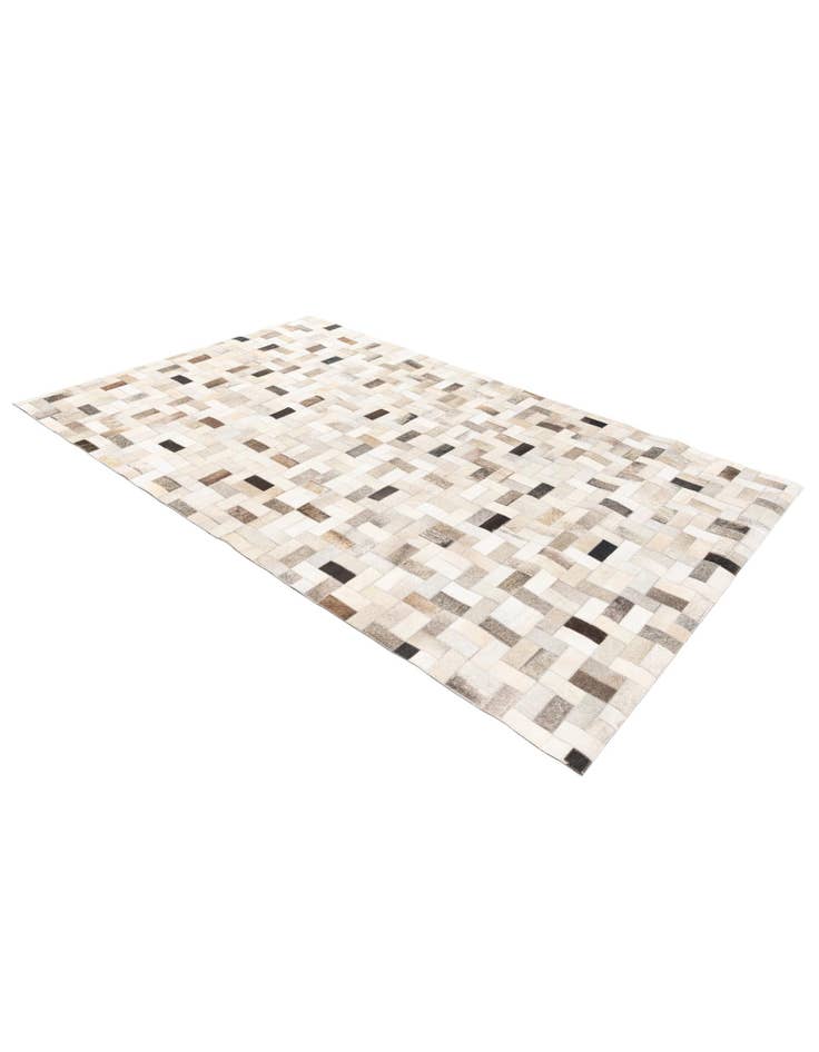 Detail image of  5' x 7' 10 Cowhide Stocks Rug