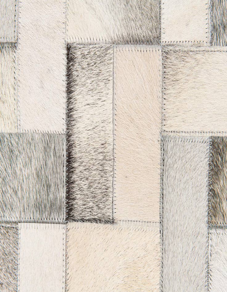 Detail image of  5' 1 x 8' Cowhide Stocks Rug