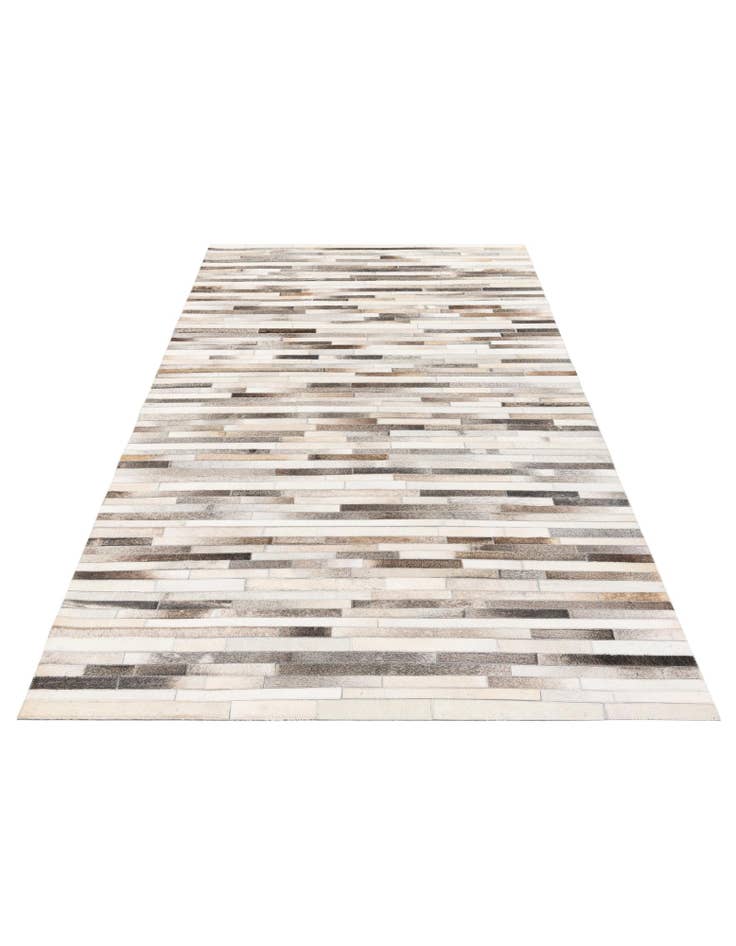 Detail image of 5' 1 x 8' Cowhide Stocks Rug