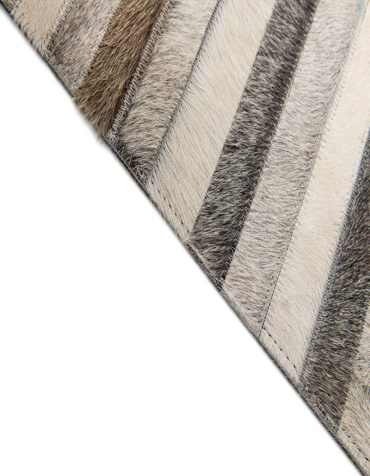 Detail image of 5' 1 x 8' Cowhide Stocks Rug