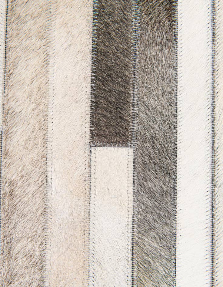 Detail image of 5' 1 x 8' Cowhide Stocks Rug