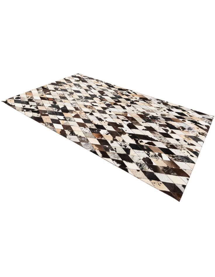 Detail image of  5' x 8' Cowhide Stocks Rug