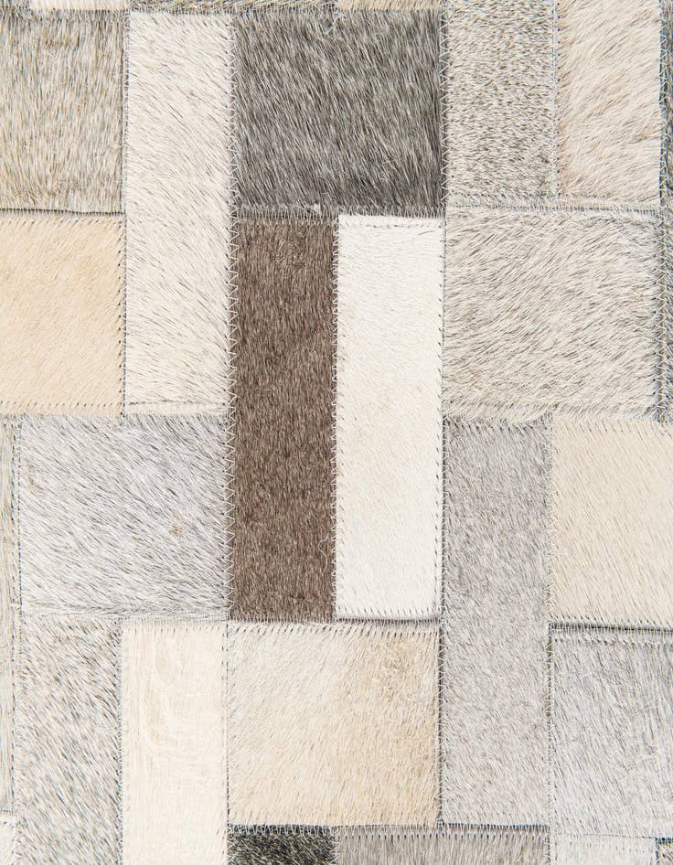 Detail image of  5' 1 x 8' Cowhide Stocks Rug