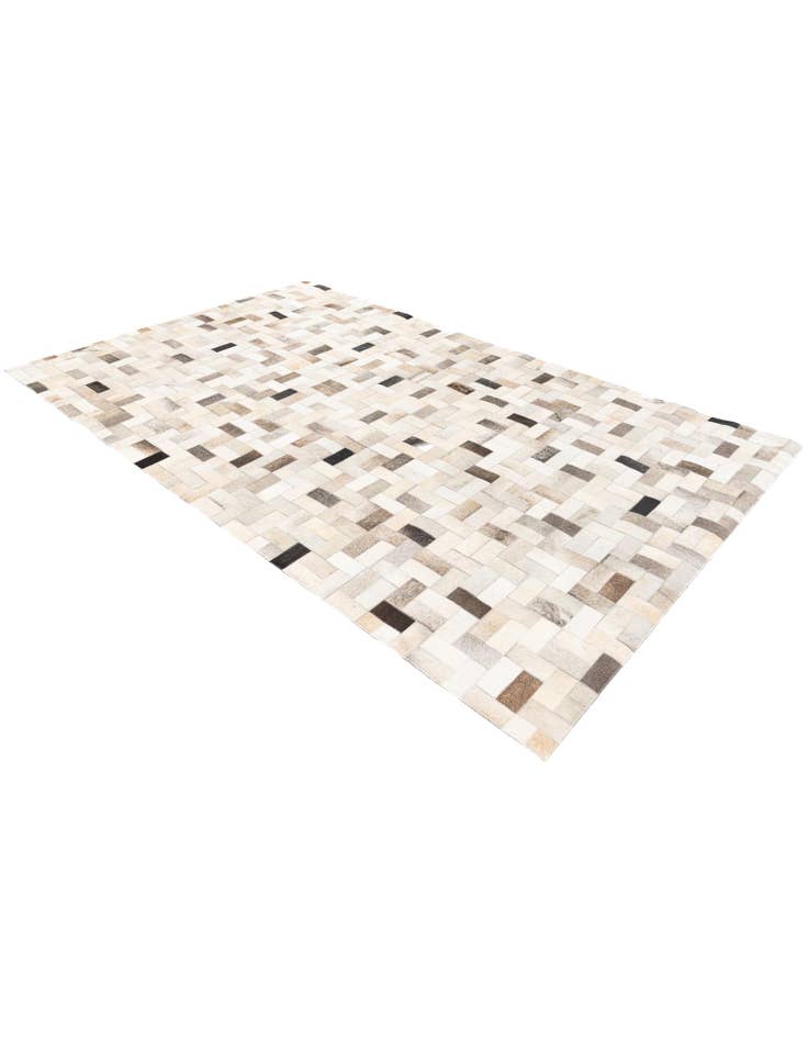 Detail image of  5' x 7' 11 Cowhide Stocks Rug