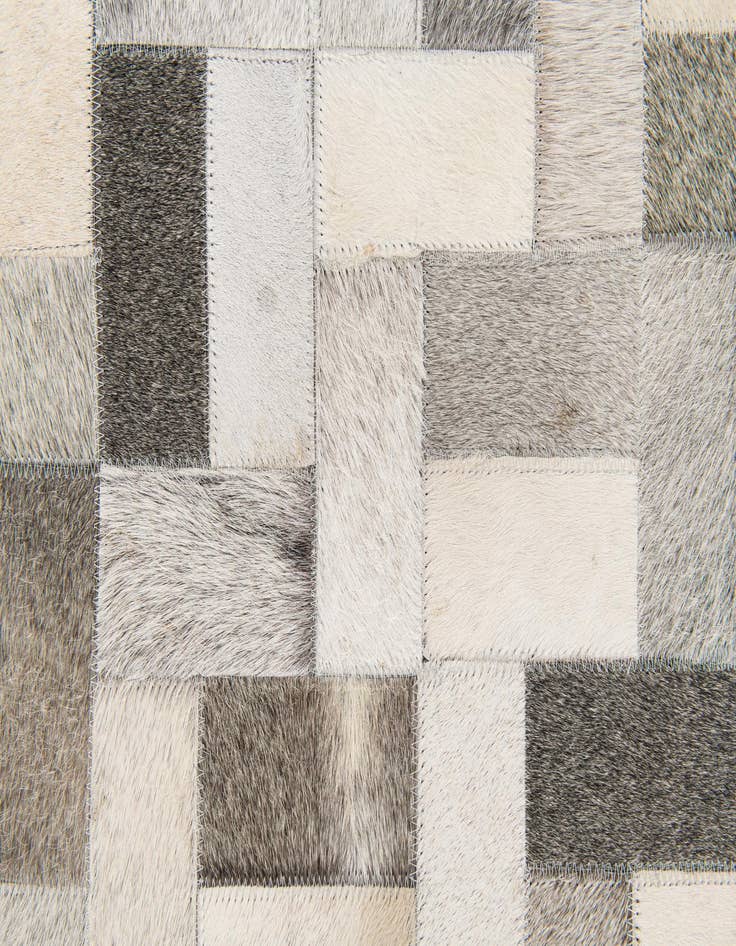 Detail image of  5' 1 x 8' Cowhide Stocks Rug