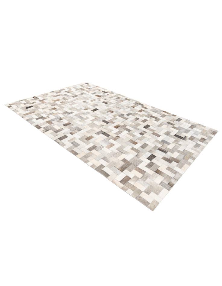 Detail image of  5' 1 x 8' Cowhide Stocks Rug