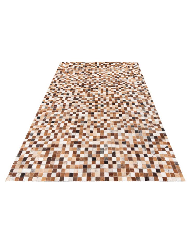 Detail image of  5' x 7' 11 Cowhide Stocks Rug