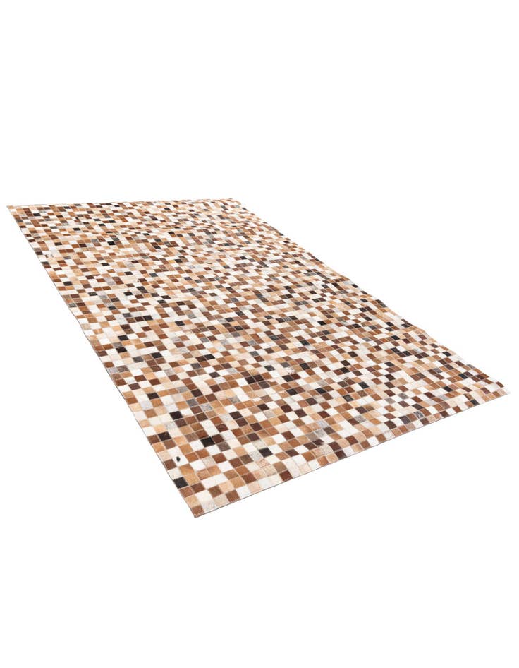 Detail image of  5' x 7' 10 Cowhide Stocks Rug