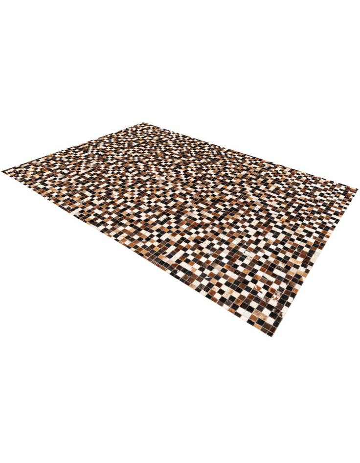 Detail image of  5' 5 x 7' 9 Cowhide Stocks Rug