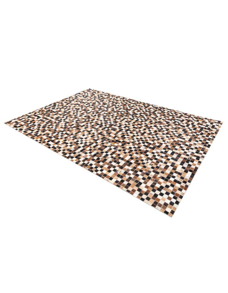 Detail image of  5' 5 x 7' 8 Cowhide Stocks Rug