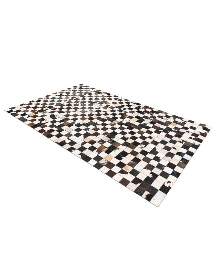 Detail image of  5' x 7' 11 Cowhide Stocks Rug