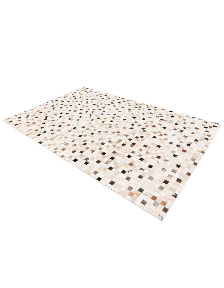 Detail image of  5' x 7' 11 Cowhide Stocks Rug