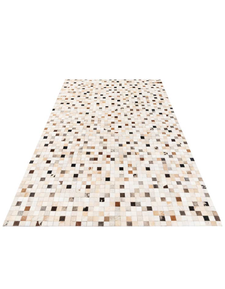 Detail image of  5' x 7' 11 Cowhide Stocks Rug