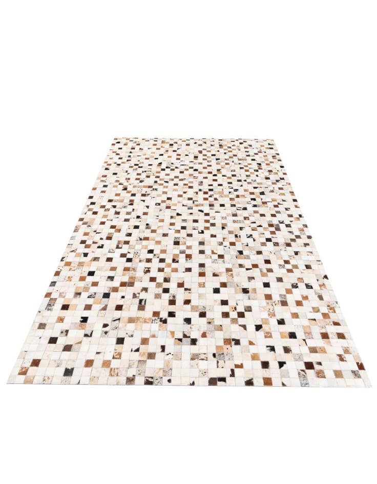 Detail image of  5' x 7' 11 Cowhide Stocks Rug