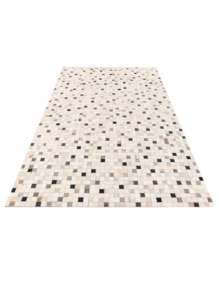 Detail image of  5' x 7' 11 Cowhide Stocks Rug