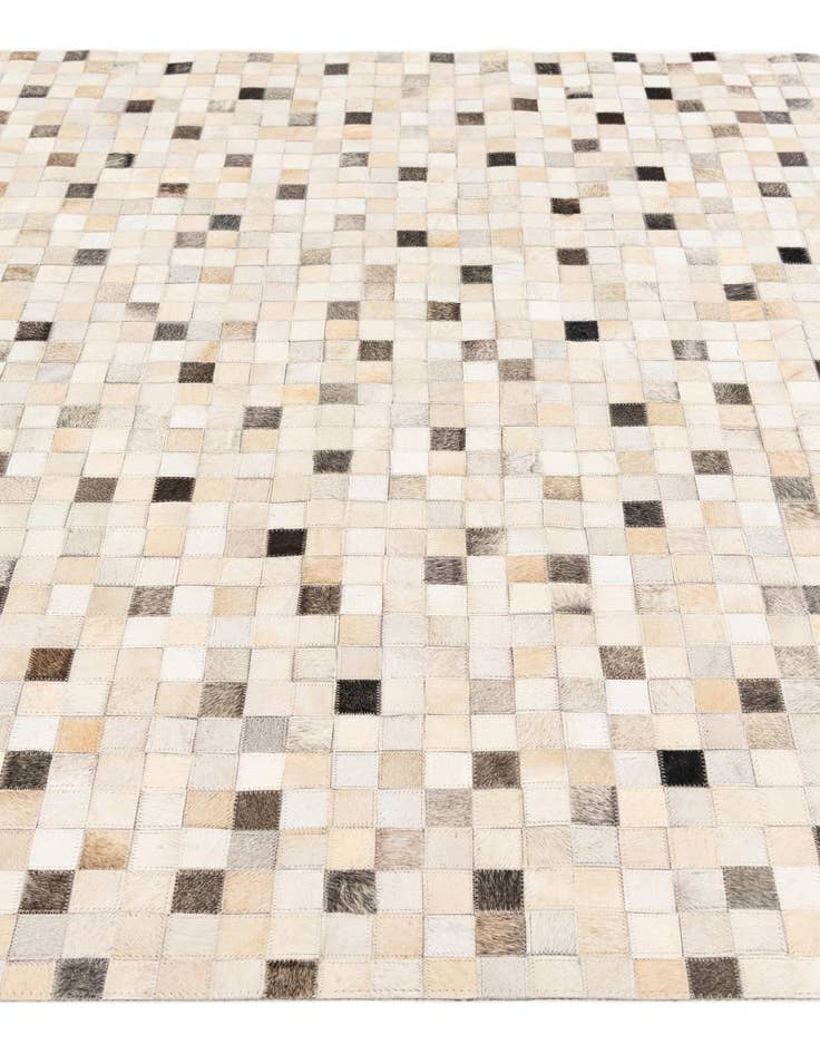 Detail image of  5' x 7' 11 Cowhide Stocks Rug