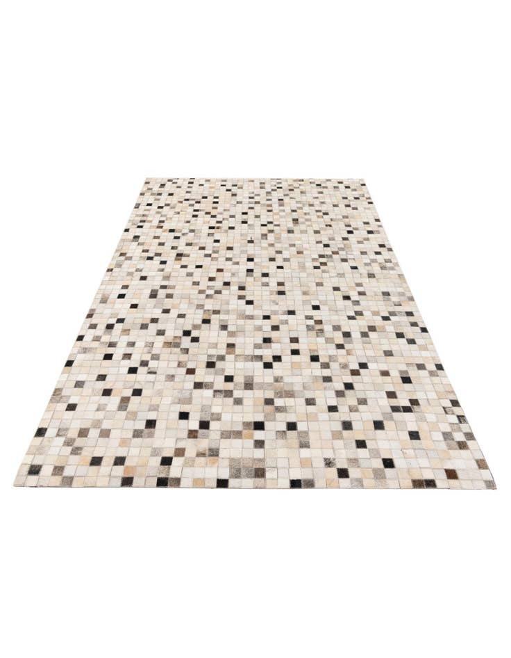 Detail image of  5' x 7' 11 Cowhide Stocks Rug