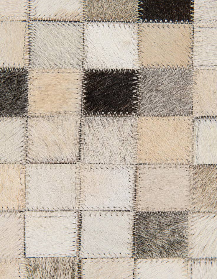 Detail image of  5' x 7' 11 Cowhide Stocks Rug