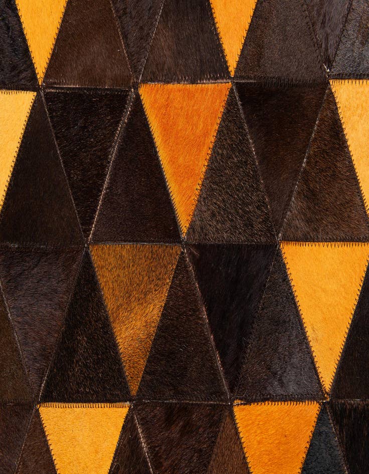 Detail image of  5' x 8' 1 Cowhide Stocks Rug
