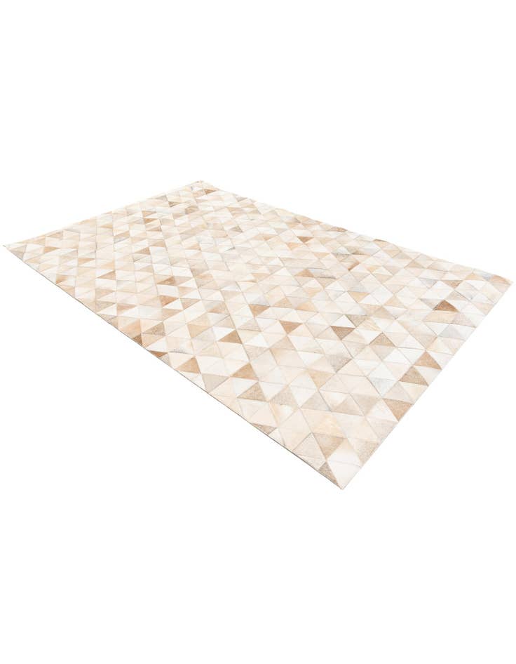 Detail image of  5' 1 x 8' Cowhide Stocks Rug