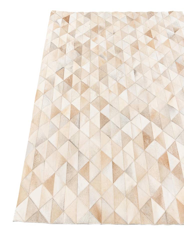 Detail image of  5' 1 x 8' Cowhide Stocks Rug