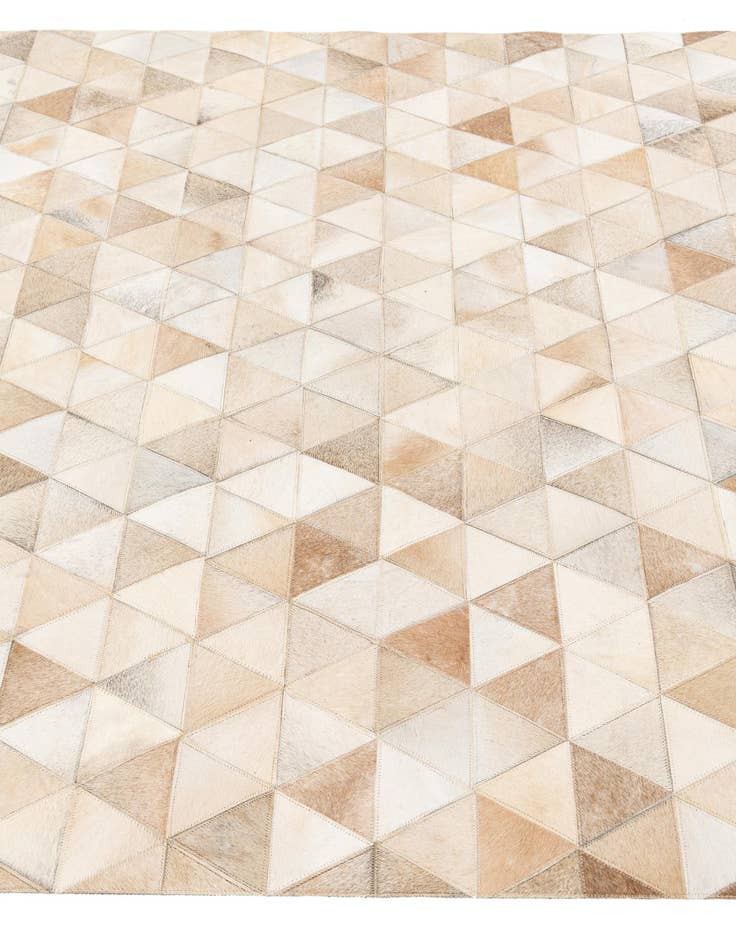 Detail image of  5' 1 x 8' Cowhide Stocks Rug