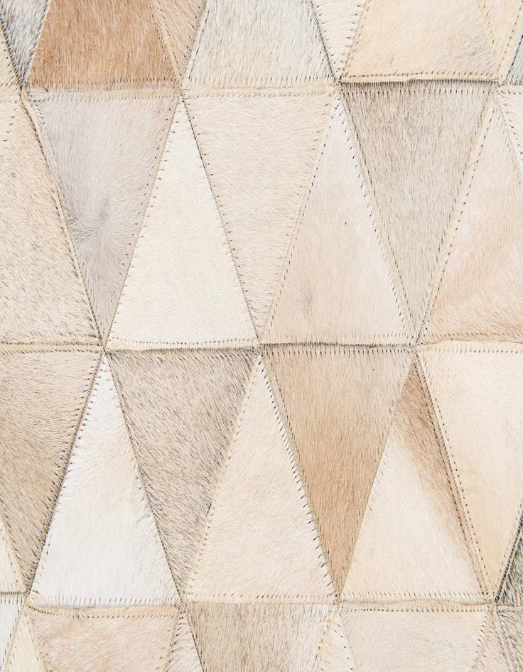 Detail image of  5' 1 x 8' Cowhide Stocks Rug