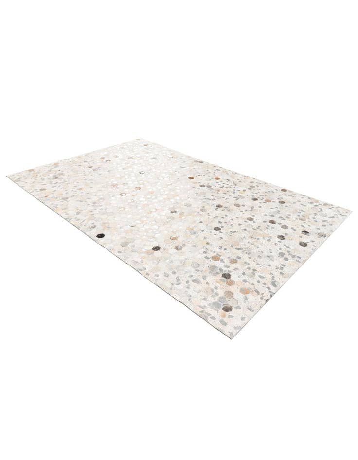 Detail image of  5' 1 x 8' Cowhide Stocks Rug