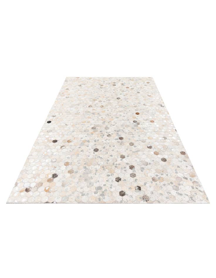 Detail image of  5' 1 x 8' Cowhide Stocks Rug