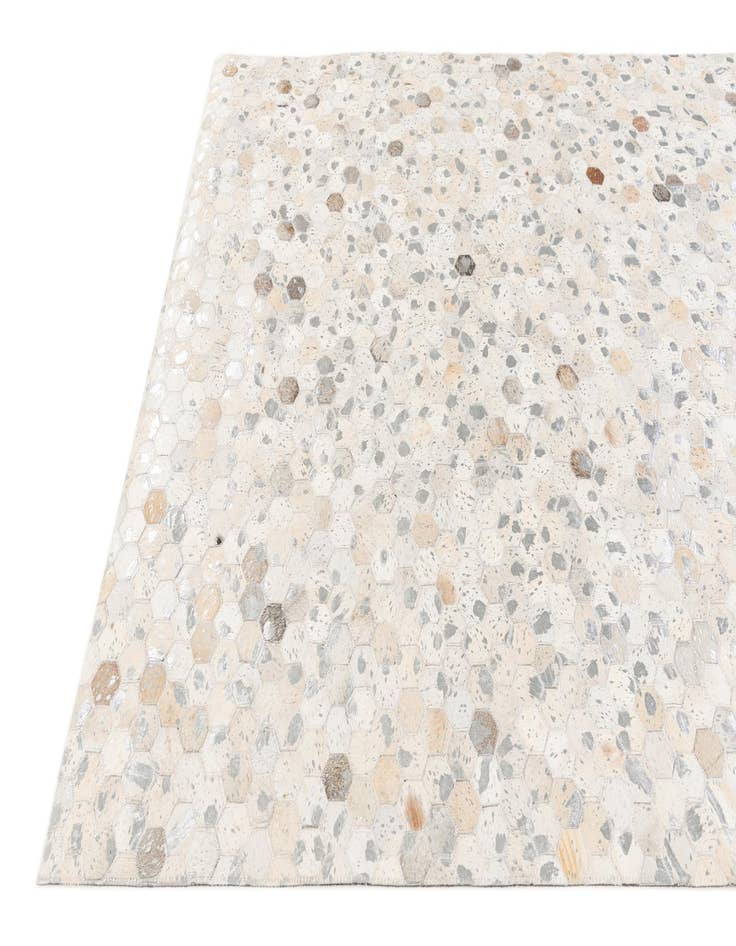 Detail image of  5' 1 x 8' Cowhide Stocks Rug