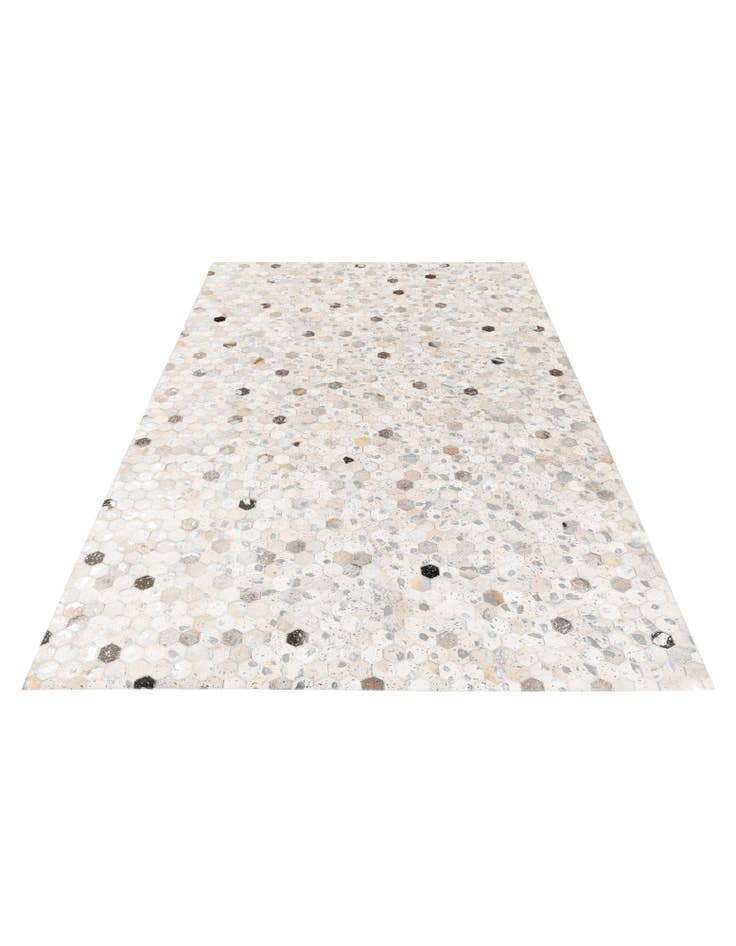 Detail image of  5' 1 x 8' Cowhide Stocks Rug