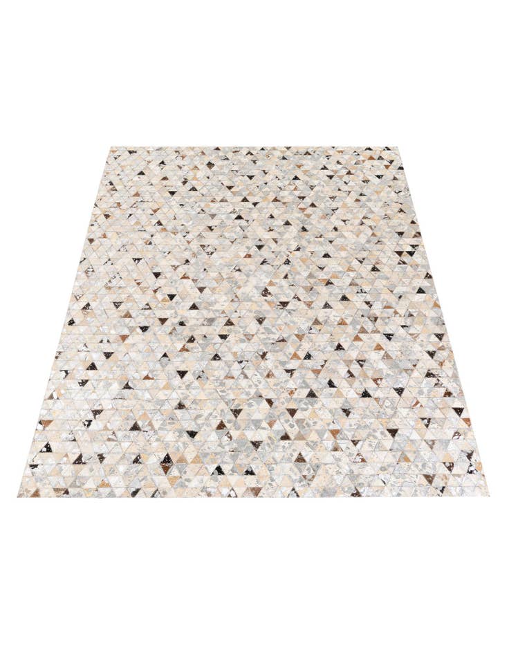 Detail image of  5' 3 x 7' 7 Cowhide Stocks Rug