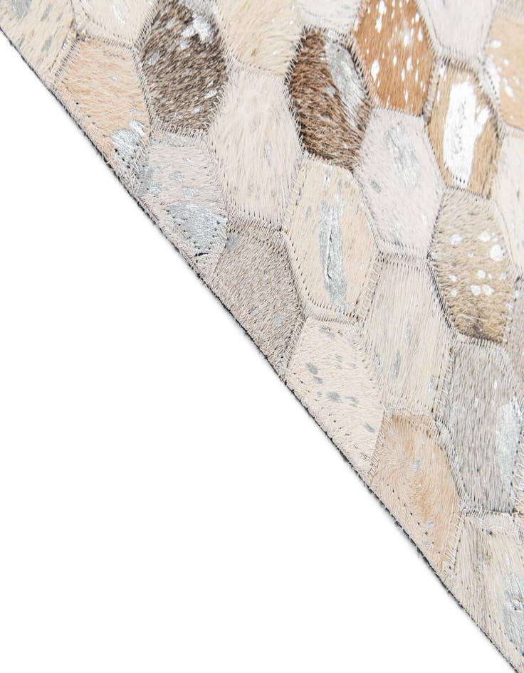 Detail image of  5' x 8' 1 Cowhide Stocks Rug
