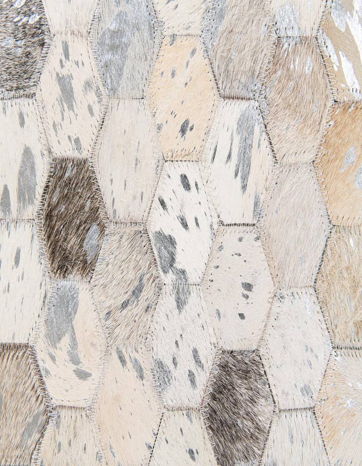 Detail image of  5' x 8' 1 Cowhide Stocks Rug
