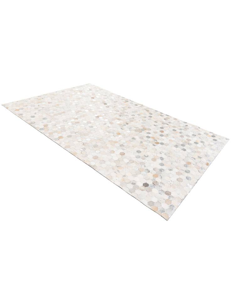 Detail image of  5' x 7' 11 Cowhide Stocks Rug